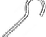 Gancho com Rosca para Bucha e Madeira